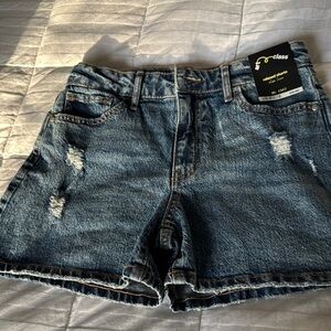 Girls Distressed denim Shorts